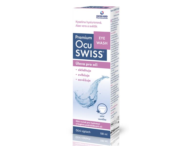 Premium Ocuswiss oční výplach 100 ml Premium Ocuswiss oční výplach 100 ml