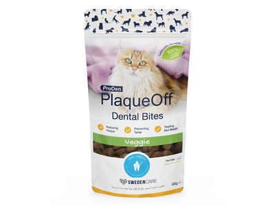 ProDen PlaqueOff Dental bites Cat 60 g