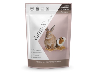 Verm-X Přírodní nugetky proti střevním parazitům pro hlodavce 180 g