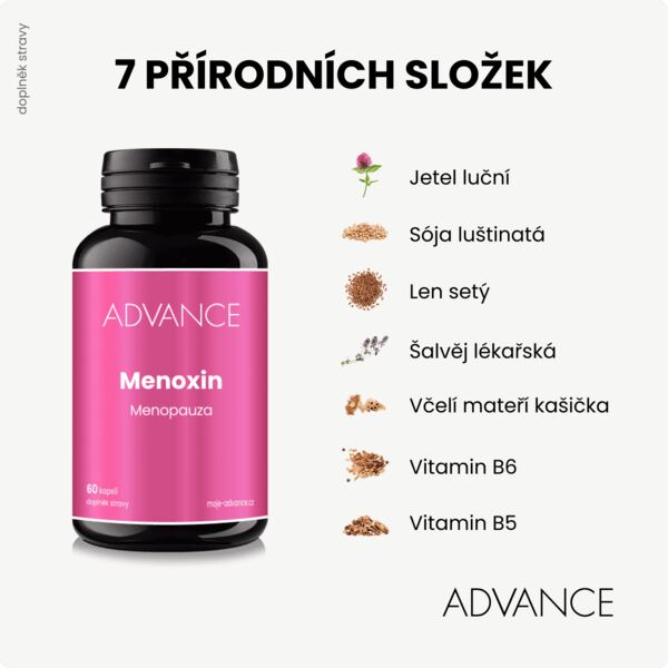Advance Menoxin Menopauza 60 kapslí