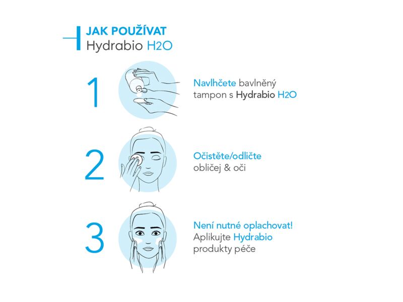 Bioderma Hydrabio H2O micelární voda 500 ml