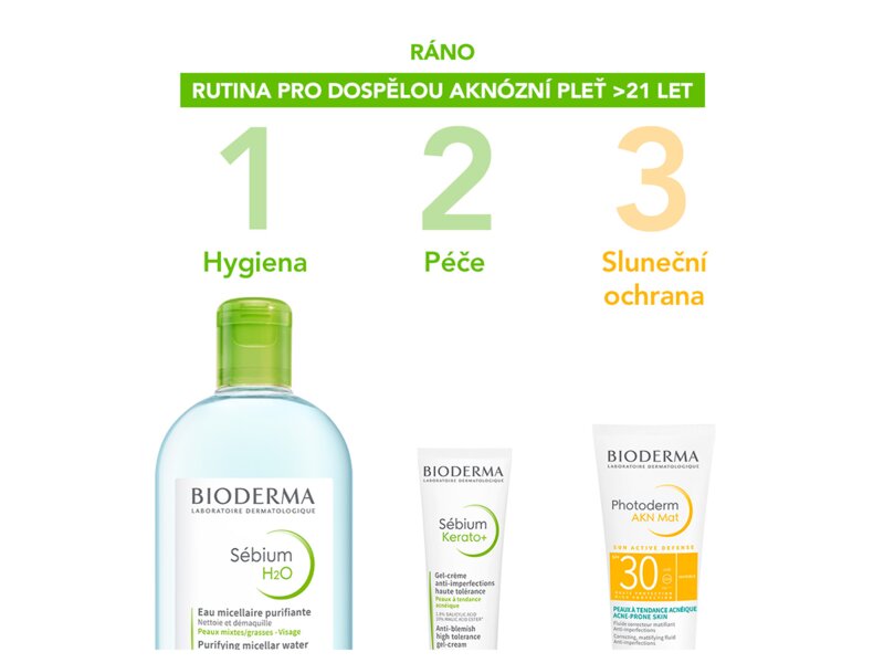 Bioderma Sébium H2O micelární voda 500 ml