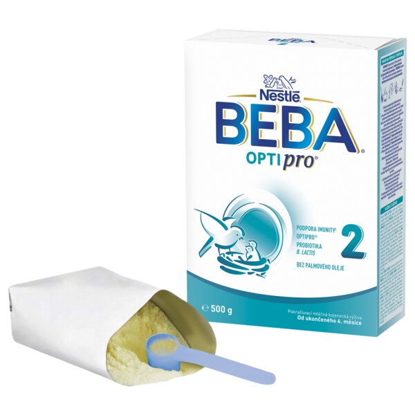 Beba Optipro 2 pokračovací kojenecké mléko 6 x 500 g
