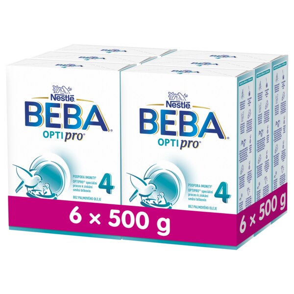 Beba Optipro 4 batolecí mléko 6 x 500 g
