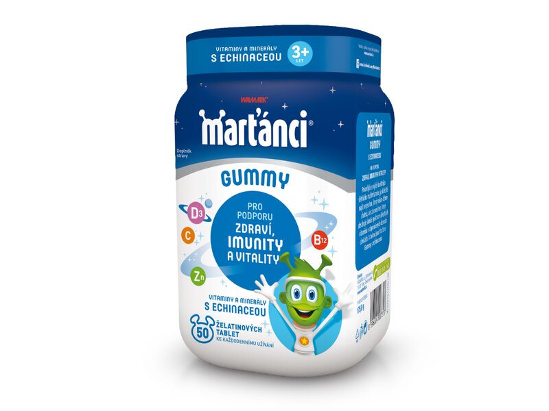 Marťánci Gummy Echinacea 20 mg 50 ks