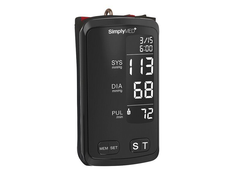 SimplyMed Automatický pažní tlakoměr U80M s bluetooth 1 kus