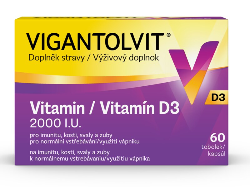 Vigantolvit D3 2000 I.U. 60 tobolek