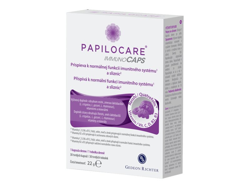 Papilocare Immunocaps 30 kapslí Papilocare Immunocaps 30 kapslí