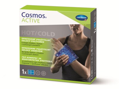 Cosmos Active hřejivý / chladivý gelový polštářek 13 x 14 cm 1 ks Cosmos Active hřejivý / chladivý gelový polštářek 13 x 14 cm 1 ks