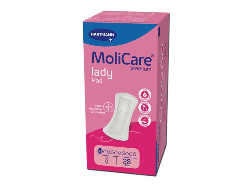 MoliCare Lady inkontinenční vložky 0,5 kapky 70 ml 28 ks