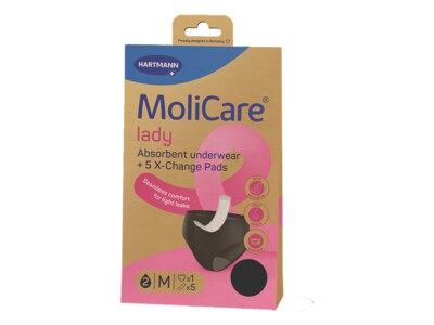 MoliCare Lady Absorpční prádlo M 1 ks + vložky 5 ks