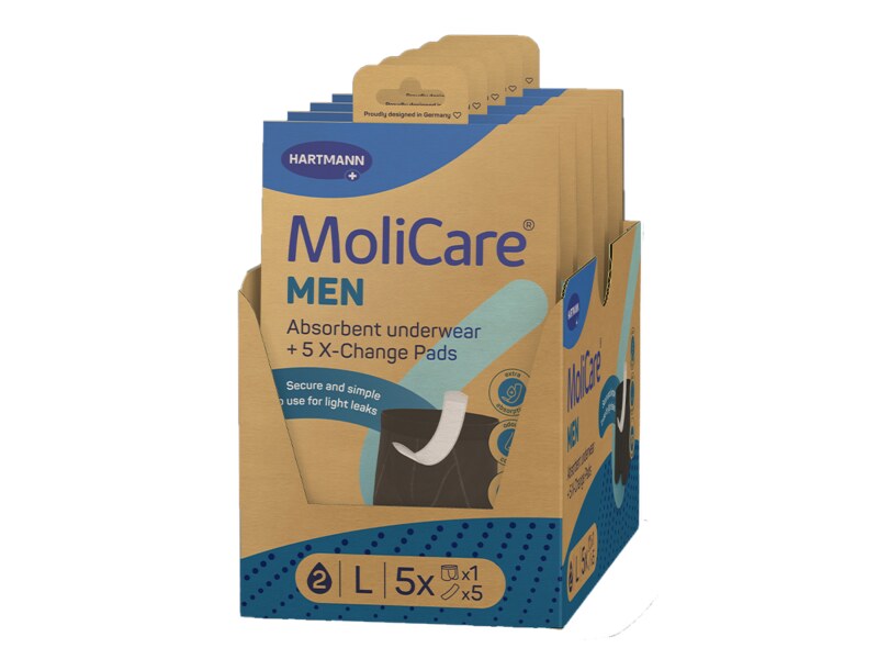 MoliCare Men Absorpční prádlo L 1 ks + vložky 5 ks