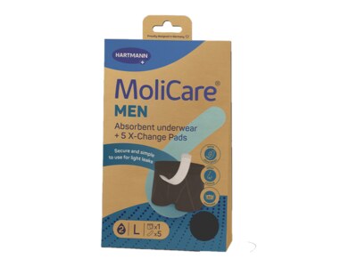 MoliCare Men Absorpční prádlo L 1 ks + vložky 5 ks