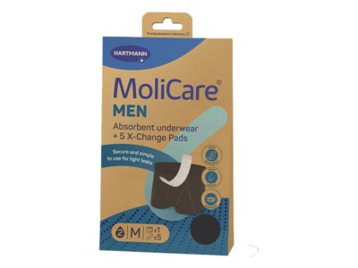 MoliCare Men Absorpční prádlo M 1 ks + vložky 5 ks