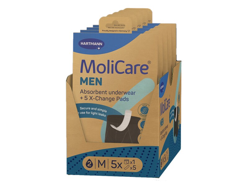 MoliCare Men Absorpční prádlo M 1 ks + vložky 5 ks MoliCare Men Absorpční prádlo M 1 ks + vložky 5 ks