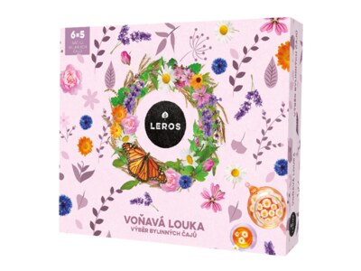 Leros Voňavá louka Výběr bylinných čajů 6 x 5 sáčků