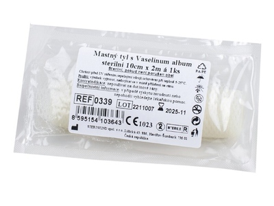 Steriwund Krytí sterilní - mastný tyl 10 cm x 2 m 1 ks