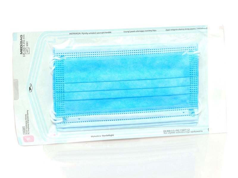 Steriwund Ústenka chirurgická s gumičkami 5 ks