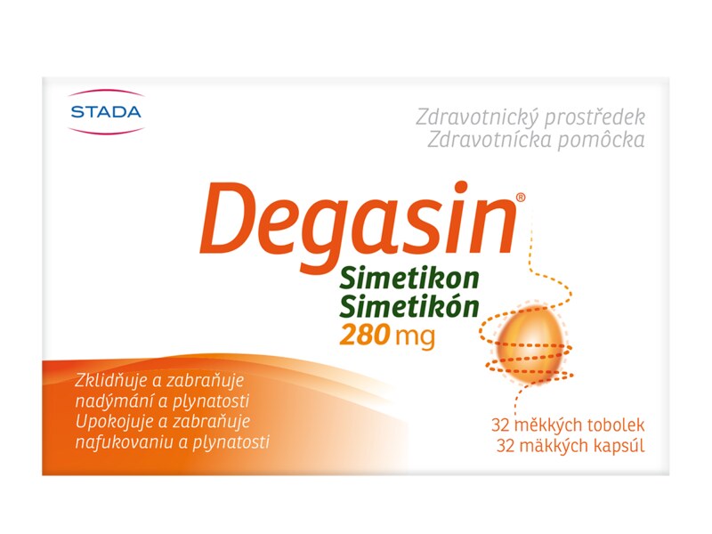 Degasin 280 mg 32 tobolek