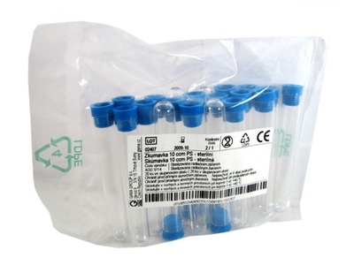 Zkumavka 10 ccm PS sterilní 20 ks