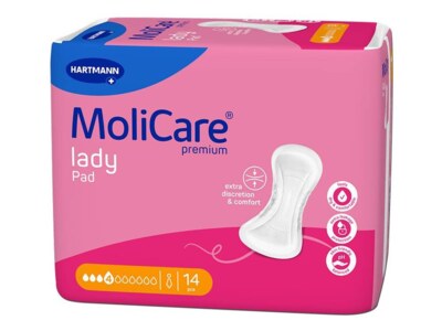 MoliCare Lady 4 kapky inkontinenční vložky 14 ks
