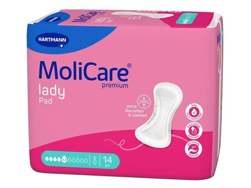 MoliCare Lady 4,5 kapek inkontinenční vložky 14 ks