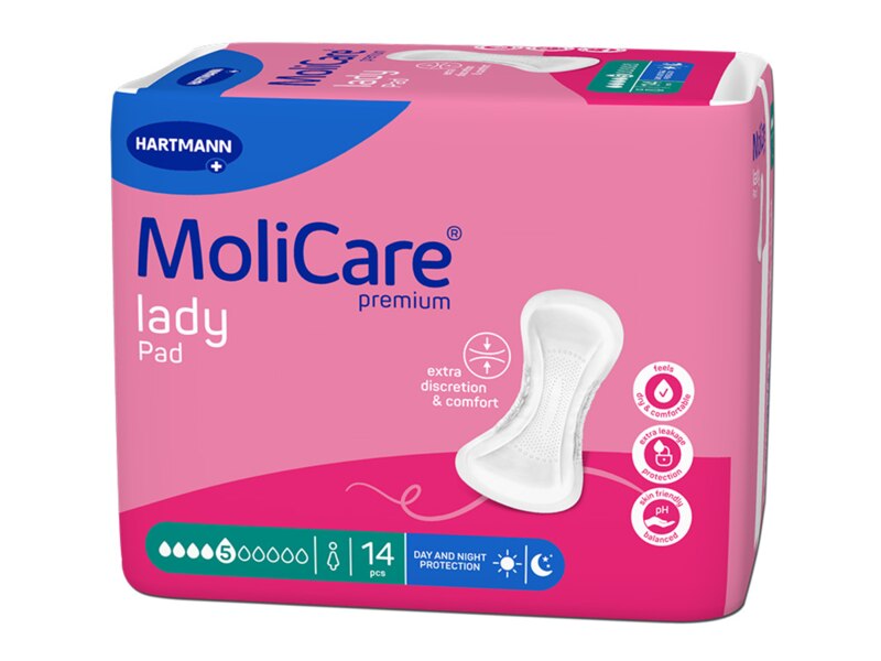 MoliCare Lady 5 kapky inkontinenční vložky 14 ks