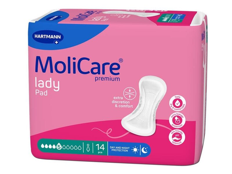 MoliCare Lady 5 kapky inkontinenční vložky 14 ks