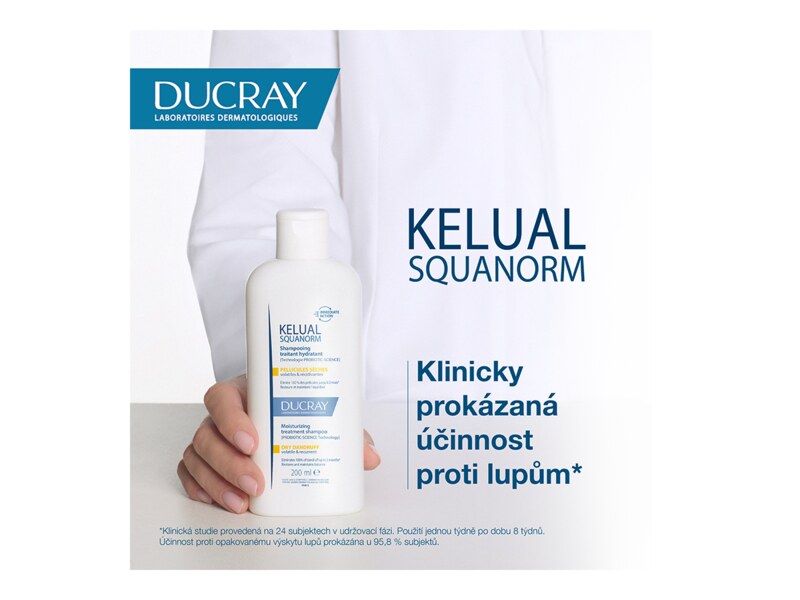 Ducray Kelual Squanorm šampon - Suché lupy 200 ml