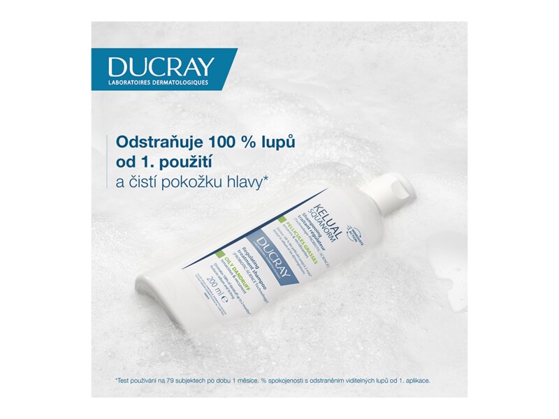 Ducray Kelual Squanorm šampon - Mastné lupy 200 ml