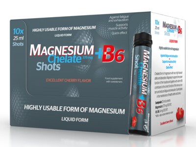 Magnesium Chelate - B6 třešeň 10 ampulí Magnesium Chelate - B6 třešeň 10 ampulí