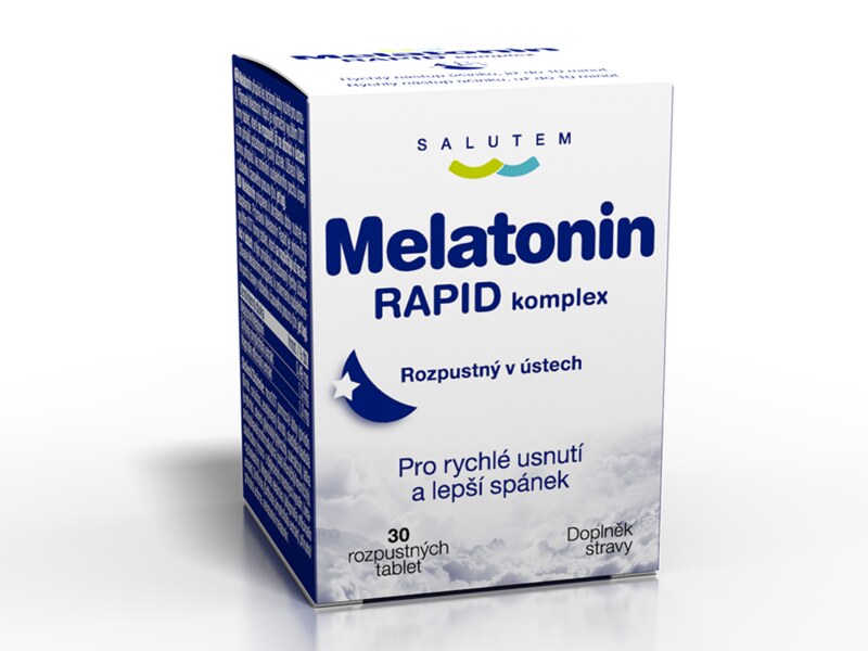 Melatonin Rapid komplex ODT 30 tablet pod jazyk