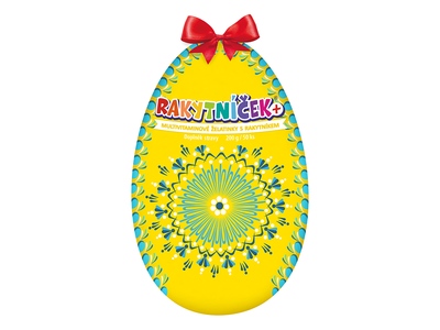 Rakytníček+ multivitaminové želatinky Žluté vejce 50 ks