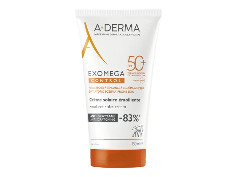 A-Derma Exomega Control Emolienční krém SPF50+ 150 ml