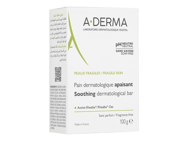 A-Derma Zklidňující dermatologická kostka 100 g