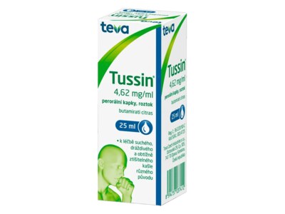 Tussin 4,62 mg/ml perorální kapky 25 ml