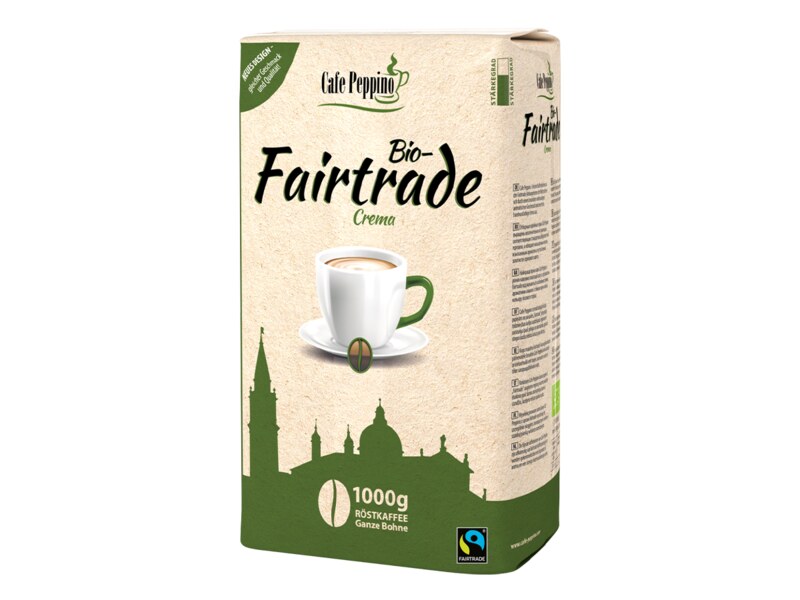 Cafe Peppino Bio Fairtrade zrnková káva 1 kg