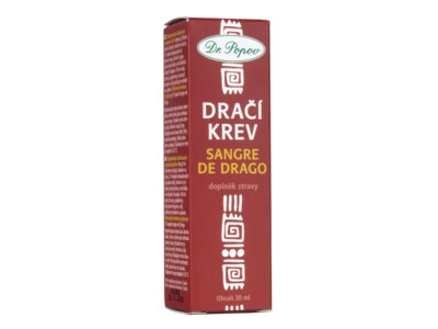 Dr. Popov Kapky bylinné Dračí krev-Sangre de Drago 30 ml Dr. Popov Kapky bylinné Dračí krev-Sangre de Drago 30 ml