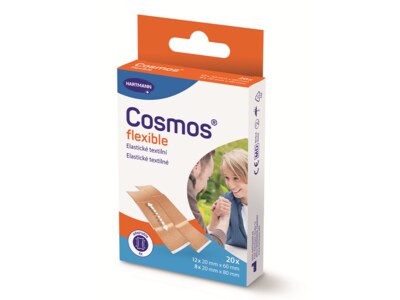 Cosmos Flexible Pružná náplast 2 velikosti 20 ks Cosmos Flexible Pružná náplast 2 velikosti 20 ks