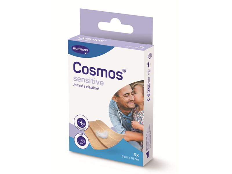 Cosmos Sensitive Jemná náplast 6 x 10 cm 5 ks