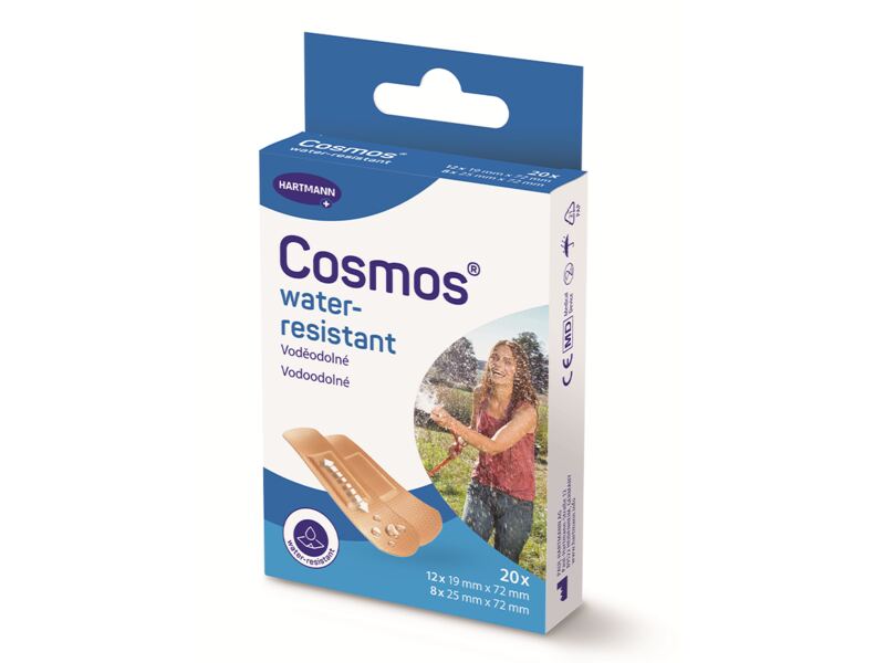 Cosmos Water-Resistant Voděodolná náplast 2 velikosti 20 ks