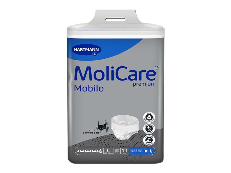MoliCare Mobile Inkontinenční kalhotky 10 kapek L 14 ks