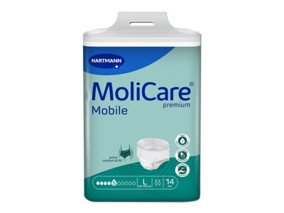 MoliCare Mobile inkontinenční kalhotky 5 kapek L 14 ks