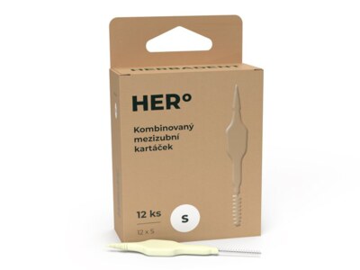 Herbadent Hero Mezizubní kartáček S 12 ks