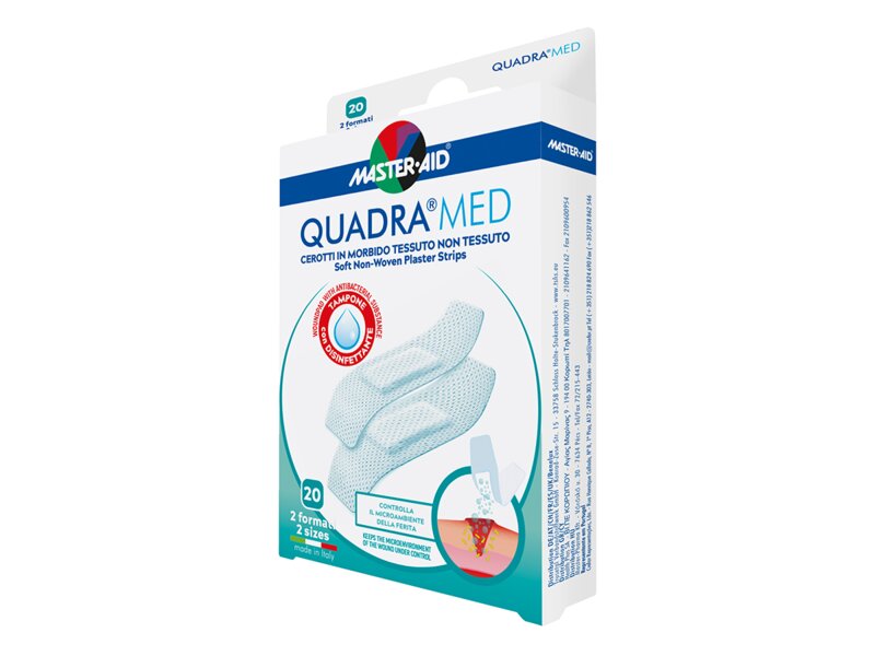 Quadra Med Náplasti jemné 2 velikosti 20 ks