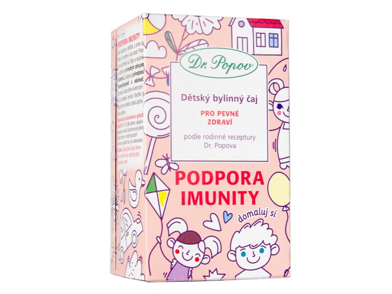 Dr. Popov Dětský bylinný čaj Podpora imunity nálevové sáčky 20x1,5 g