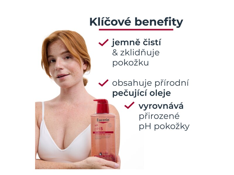 Eucerin pH5 Sprchový gel a olej 400 ml Eucerin pH5 Sprchový gel a olej 400 ml