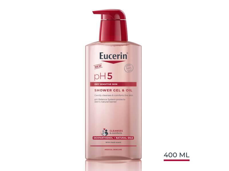 Eucerin pH5 Sprchový gel a olej 400 ml