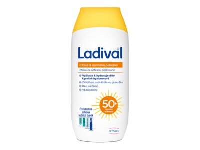 Ladival Citlivá a normální pokožka mléko OF50+ 200 ml Ladival Citlivá a normální pokožka mléko OF50+ 200 ml