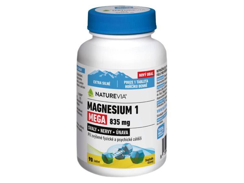 NatureVia Magnesium 1 Mega 835 mg 90 tablet